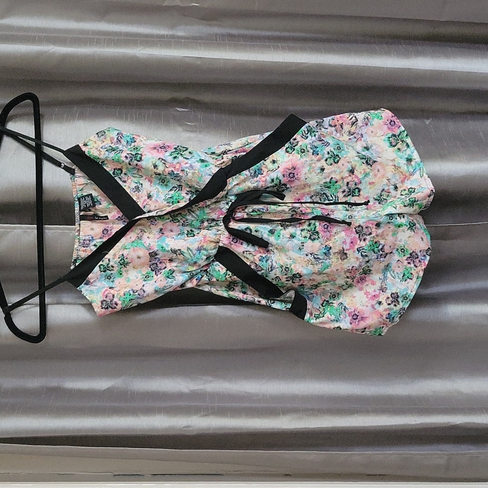NWT Floral Romper, Multi Color, Size XS